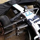 Mercedes AMG F1 W09 front suspension detail