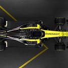 The Renault Sport F1 Team RS18 top view