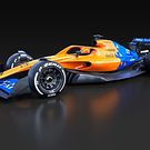 McLaren 2021 car rendering