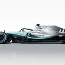 Mercedes W10 rendering - side