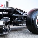 Haas VF-20 front suspension detail