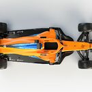 McLaren MCL35M studio shot - top view