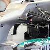 W03 front suspension detail at Abu Dhabi GP