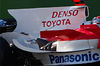 Toyota also test shark fin engine cover