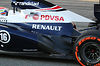 Williams fit Red Bull style exhaust ramp on FW35
