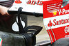 Ferrari's new Spanish rear wing assembly