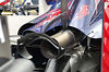 Toro Rosso fits rear wing support through exhaust pipe