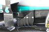 Mercedes' W-floor, end of the bargeboard?