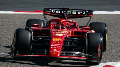 Leclerc tops shortened second morning of Bahrain test