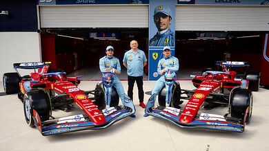 Scuderia Ferrari unveil their one-off livery and team kit in Miami