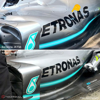 New sidepod shape part of Melbourne package for W10 - F1technical.net