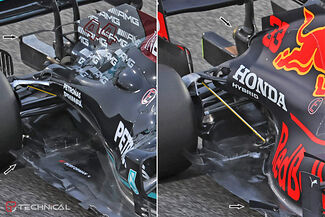 Mercedes Vs Red Bull Rear End Comparison F1technical Net